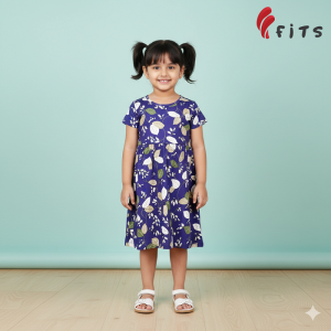 girls-half-sleeve-knit-frock