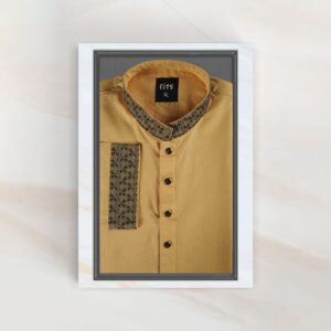 mustard-collor-embroidered-panjabi