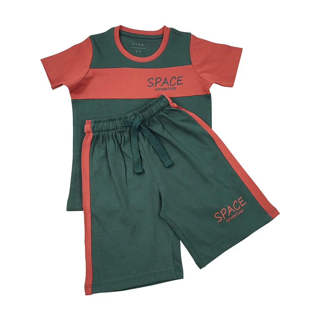 Boys Half T-Shirt Set