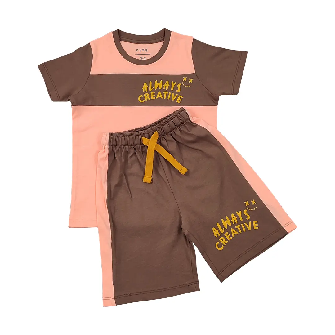 Boys Half T-Shirt Set