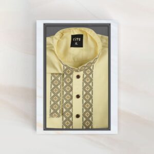 light-yellow-color-embroidered-panjabi