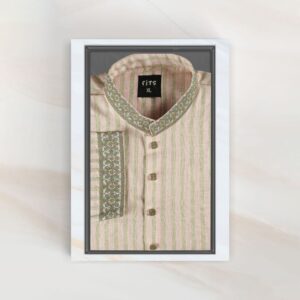 pink-and-ash-striped-embroidered-panjabi