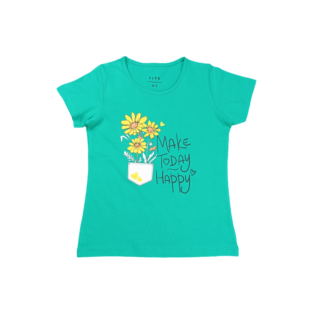 Girls Half Sleeve T-Shirt