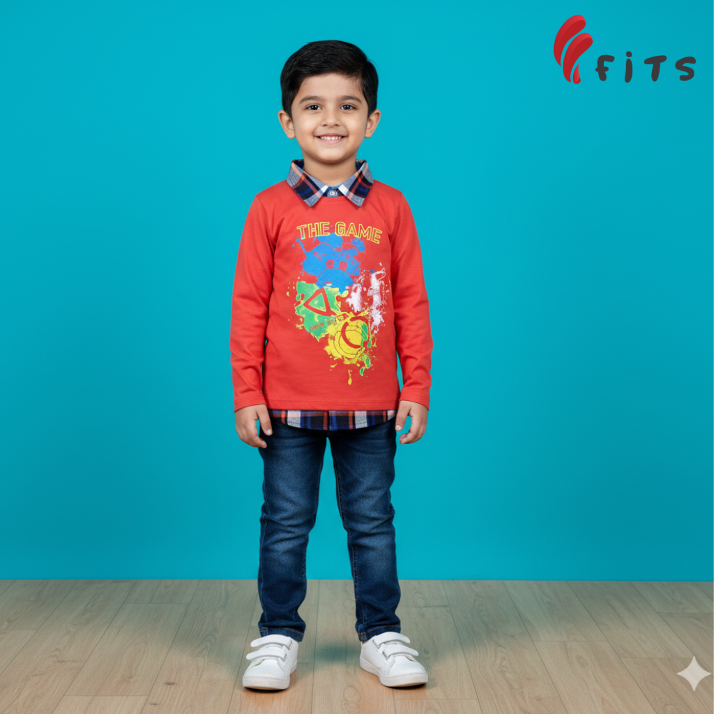 Full Sleeve T-Shirt (with Shirt Collar)