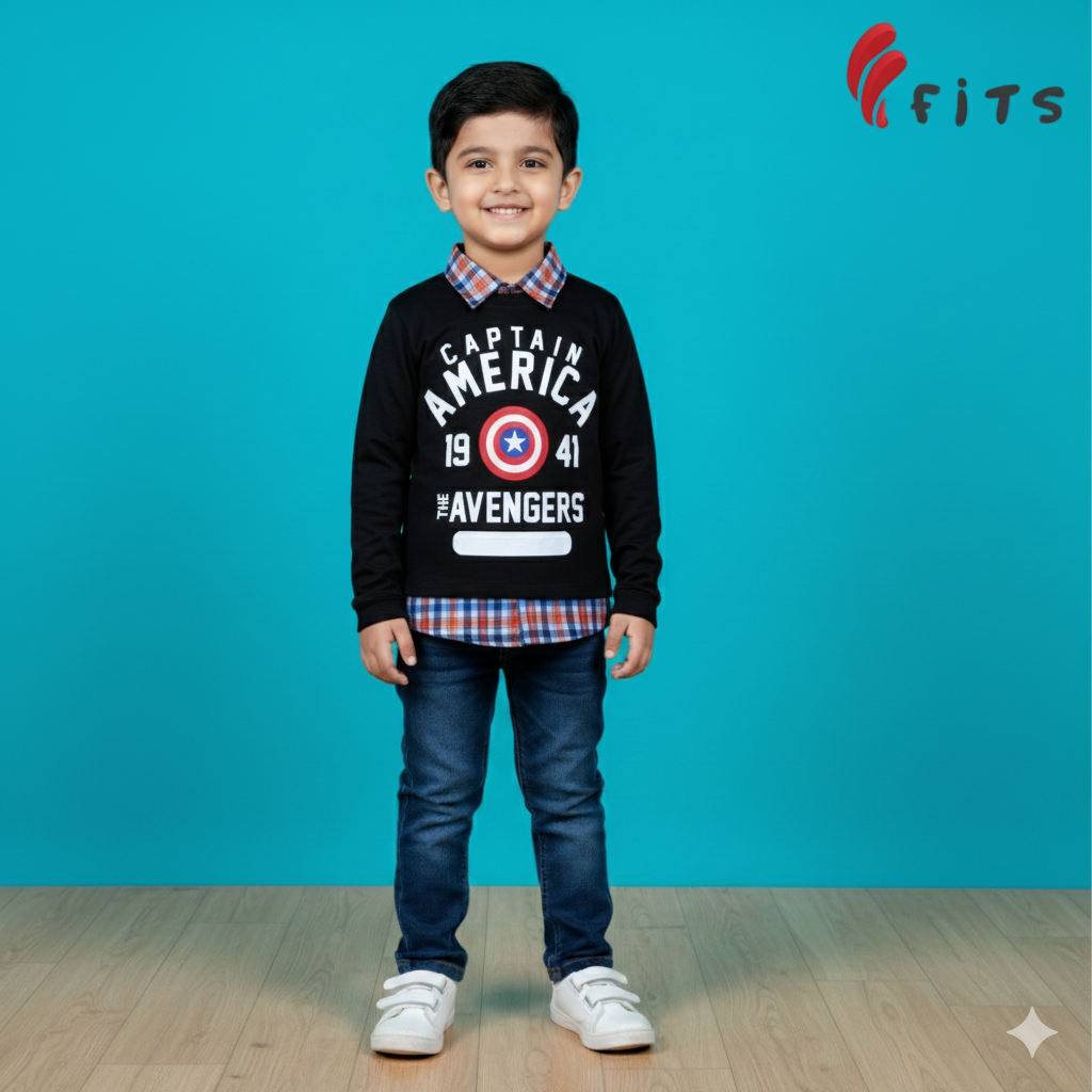 Full Sleeve T-Shirt (with Shirt Collar)