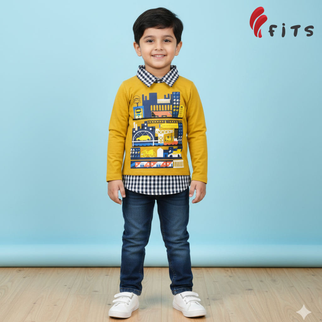 Full Sleeve T-Shirt (with Shirt Collar)