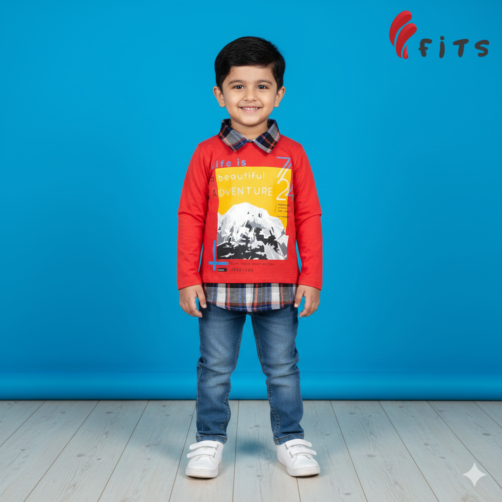 Full Sleeve T-Shirt (with Shirt Collar)