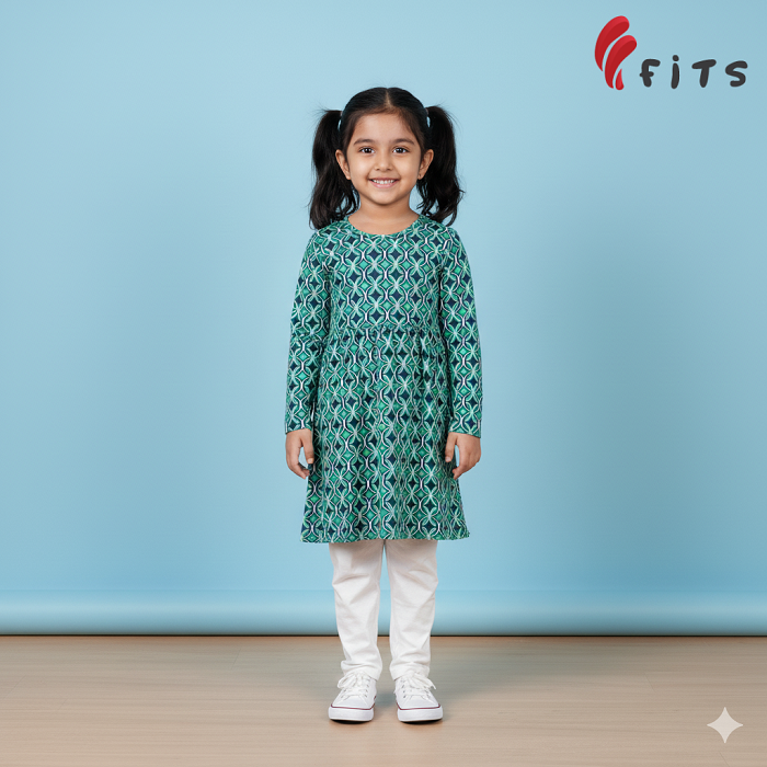 Girls Full Sleeve Frock