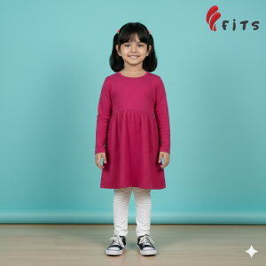 Girls Full Sleeve Frock