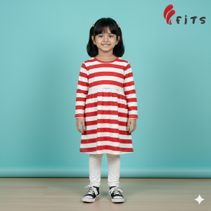 Girls Full Sleeve Frock