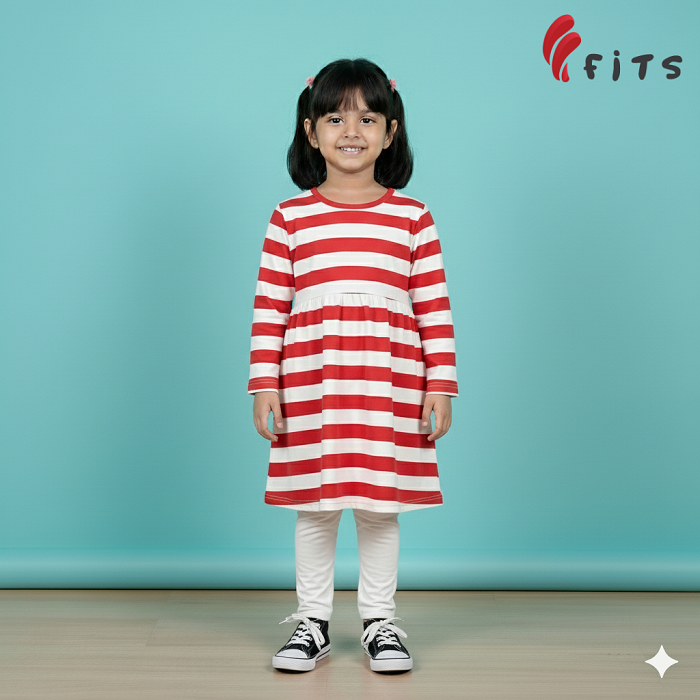 Girls Full Sleeve Frock
