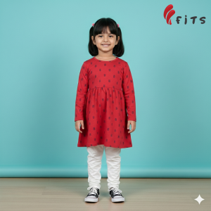 Girls Full Sleeve Frock