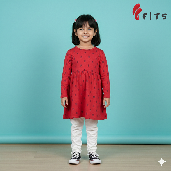 Girls Full Sleeve Frock