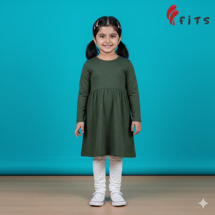 Girls Full Sleeve Frock