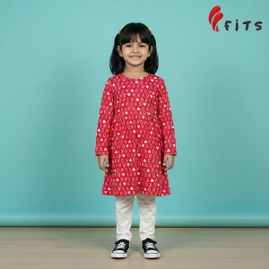 Girls Full Sleeve Frock