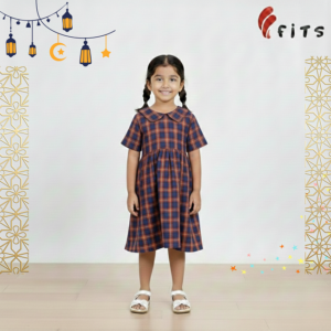 girls-half-sleeve-woven-frock-4