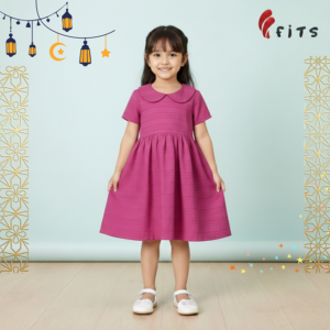 girls-half-sleeve-woven-frock-8